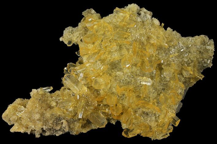 Selenite Crystal Cluster (Fluorescent) - Peru #108624